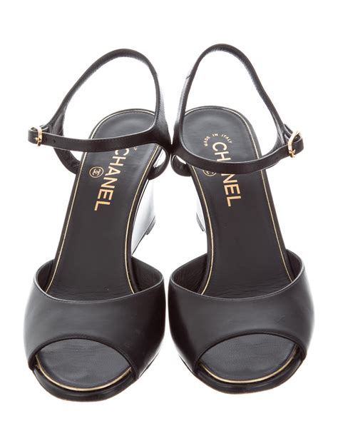 chanel wedges for sale|Chanel sandals official website.